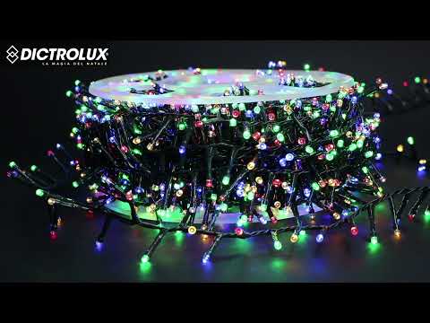 DICTROLUX - Catena Luminosa 2000 LED Multicolor 40 metri